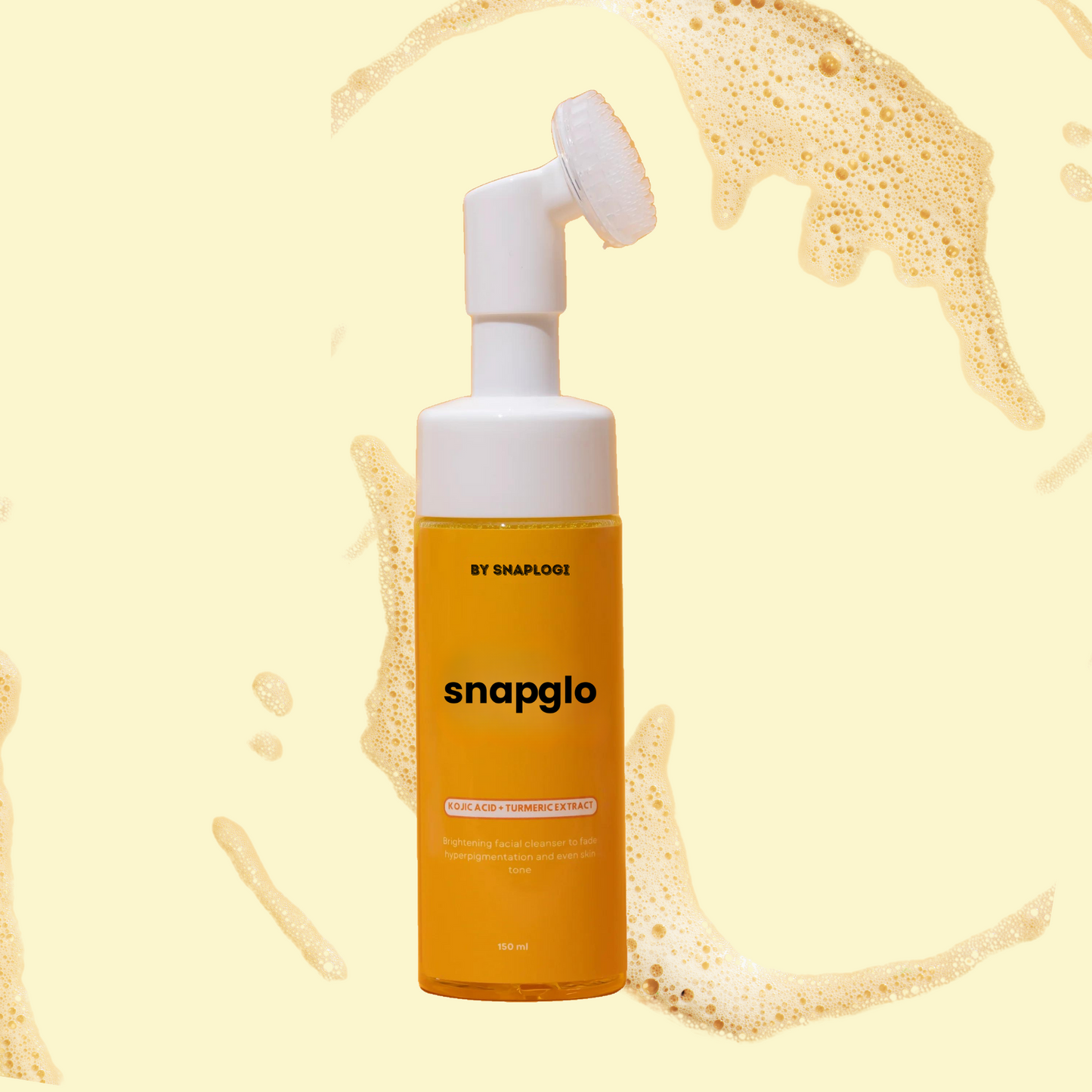 SnapGlo™  - Brightening Foaming Face Wash + Turmeric & Kojic Acid